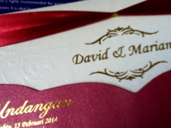 undangan david dan Mariana